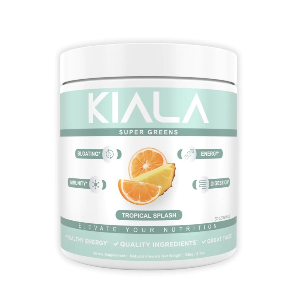 BRABD NEW Kiala Super Greens Tropical Splash